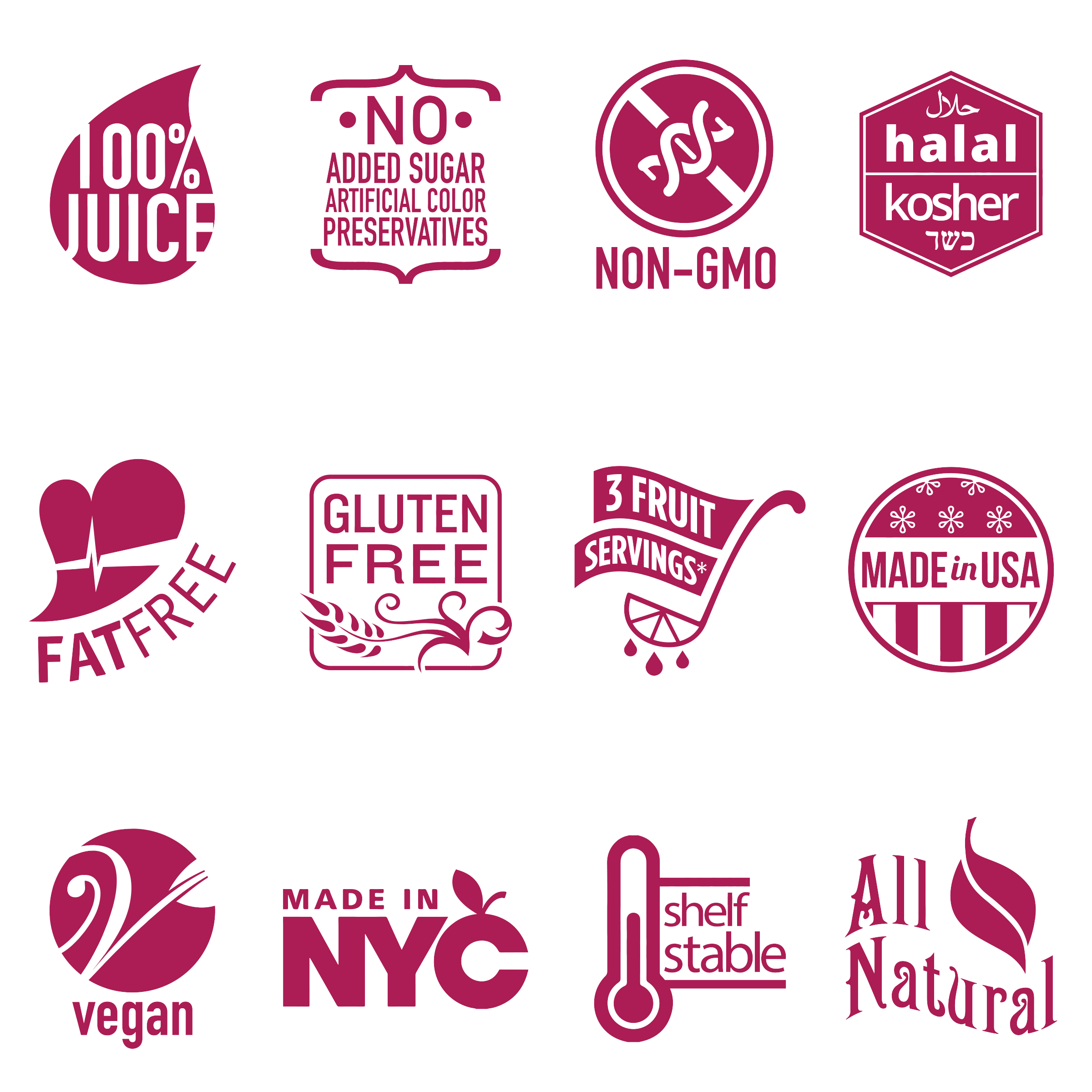 Smoothie Juice Distributors with Kosher, Non-GMO, Vegan, and Gluten-free Products